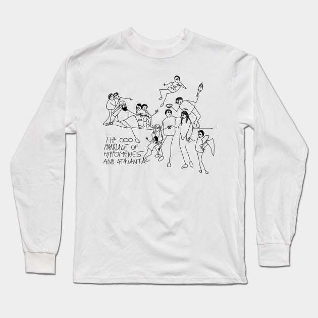 The marriage of Hippomenes and Atalanta by 9JD Long Sleeve T-Shirt by JD by BN18 